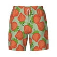 thumbnail image 4 of Lsque Mens Swim Trunks Hand Drawn Strawberry Pattern - Bathing Suit Compression Liner - Beach Swim Shorts Swimwear - (S-3XL) - Stretch Quick Dry -X-Large, 4 of 9