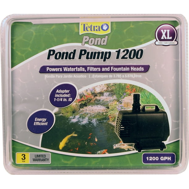 Tetra Pond Water Garden Pump 1200, For XL Waterfalls, Filters And