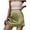Green, variant on Deago Women's Satin Silky Mini Skirts High Waisted Flared Short A-Line Zipper Party Club Skirt (Black, S)