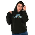 thumbnail image 3 of Smurfs 80s Retro Cartoon Characters Hoodie Sweatshirt Women Men Brisco Brands S, 3 of 6