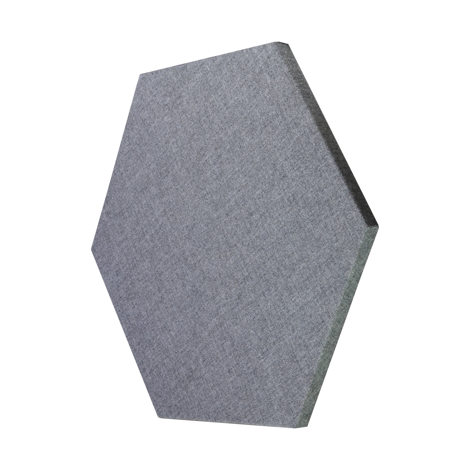 ATS Acoustics Hexagon Fire Rated Sound Absorbing Acoustic Panel 24" x 1" (Charcoal)