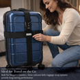 thumbnail image 7 of Brookstone Luggage Straps Secure Cross TSA-Approved Luggage Straps for Suitcases with 3-Digit Lock, 7 of 7
