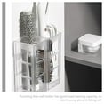 thumbnail image 4 of 2pcs soporte para el secador de cabello Hueco Out Organizador de herramientas para el cabello sin soporte de pared de pared Racker de secador de cabello, 4 of 8