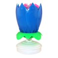 thumbnail image 2 of Upgrade Multicolor Rotating Lotus Cake Candle Electronic Music Candle Birthday Wedding, 2 of 5