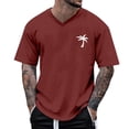 thumbnail image 1 of Camisetas de Trabajo de Manga Larga para Hombres Protección Solar, Deportes Manga Corta V Cuello Algodón Camisetas para el Verano Y Casual, 1 of 4