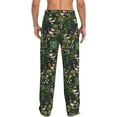 thumbnail image 3 of Uemuo Mallard Ducks And Water Pattern Men's Wide Leg Palazzo Lounge Pants with Pockets Light Weight Loose Comfy Casual Pajama Pants-XX-Large, 3 of 9