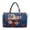 Patriotic Eagle Floral, variant on Garronmavis Black Spider Web Print Large Quilted Duffle Bag for Women, Travel Weekender Bag Overnight Carry On Bag with Zipper Pockets for Gym, Dance, Halloween Getaways
