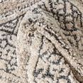 thumbnail image 5 of Well Woven Malaga Fresco Tribal Geometric Beige 7'10" x 10'6" Distressed High-Low Area Rug, 5 of 8