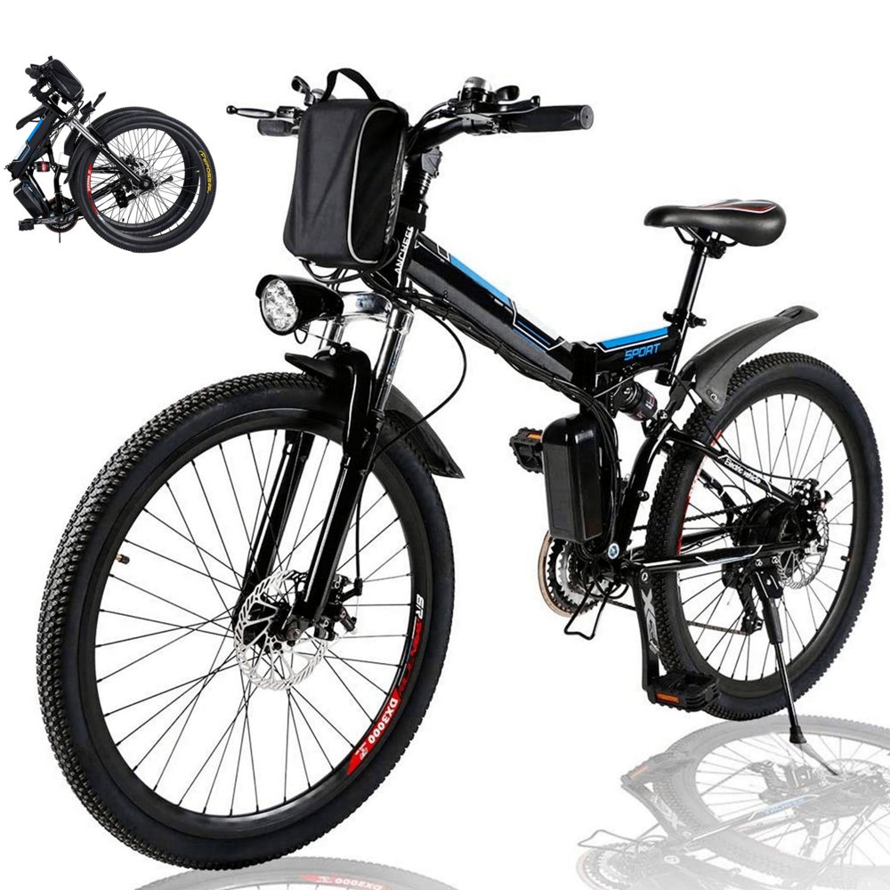 26'' Folding Electric Bike, Commuting Ebike Electric Mountain Bicycle