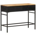 thumbnail image 1 of vidaXL Sideboard 100x35x77 cm Solid Rough Mango Wood 0 Shelves, 1 of 5