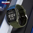 thumbnail image 4 of Mens Fashion Military Multifunction Digital Watches 50M Water Resistant Electronic LED Backlight Sports Watch Unisex Outdoor Sport Watch, 4 of 5