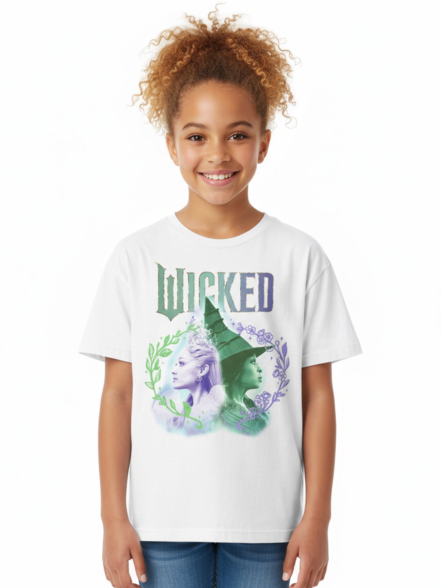 Wicked Unbreakable Bond Girls Short Sleeve Graphic T-Shirt, Sizes 4-16
