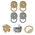 thumbnail image 2 of Miangastore 4 Pcs Boucles d'Oreilles Design Simple Dos Boucles d'Oreilles Accessoires Diy, 2 of 8