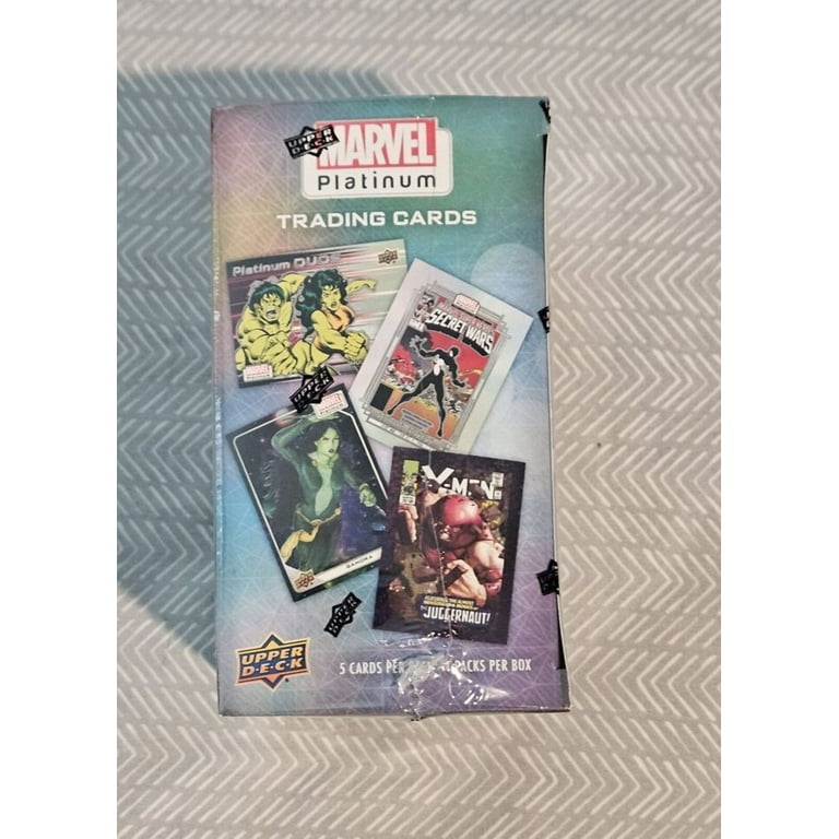 Upper Deck Marvel Platinum Trading Card Game Blaster Box - 5 Cards per Pack,  4 Packs per Blaster - Walmart.com