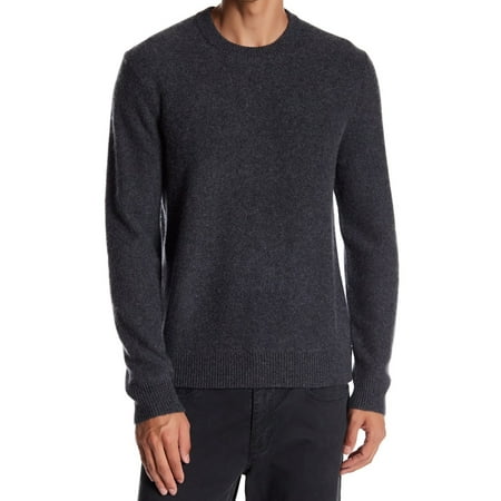 New Mens Cashmere Sweater - Vince NEW Gray Mens Size Large L Pullover Crewneck Cashmere Sweater