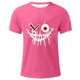 thumbnail image 4 of Camisetas de Cuello de la Tripulación de los Hombres de Poliéster Impreso en Seco Rápido, Cuello Redondo de Corte 3D para Gimnasio, Carrera, Ciclismo Y Ocasional, 4 of 4