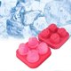 thumbnail image 2 of Ice Cube Tray Stackable Leak Proof Rose Shape 4 Cavity Ice Cube Tray For Beverages, 2 of 5