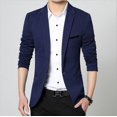 thumbnail image 1 of Traje pequeño de primavera y otoño para hombre, estilo coreano, traje ajustado, versión para hombre, chaqueta de traje de talla grande para jóvenes, 1 of 5