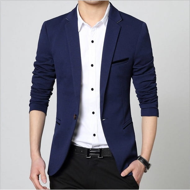 Traje pequeño de primavera y otoño para hombre, estilo coreano, traje ajustado, versión para hombre, chaqueta de traje de talla grande para jóvenes