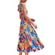 thumbnail image 2 of Vestido De Tirantes, Falda Larga De Verano Amigable Con La Piel Tela De Poliéster Con Dobladillo De Línea A Para Fiesta En La Playa Para Ropa De Calle, 2 of 6