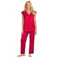 thumbnail image 5 of Women's Shadowline 76737 Silhouette Pajama (Ivory 2X), 5 of 5