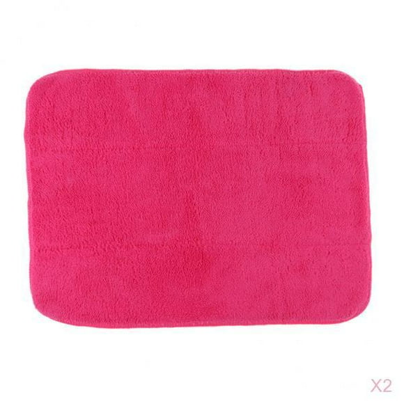 Almencla Ice Figure Skate Cover Wiper Care Cleaning Cloth Quick Drying Cleaner Towel Pink