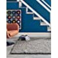 thumbnail image 5 of Unique Loom 3128014 2 ft. 2 in. x 3 ft. Solid Shag Rectangular Rug, Cloud Gray, 5 of 5