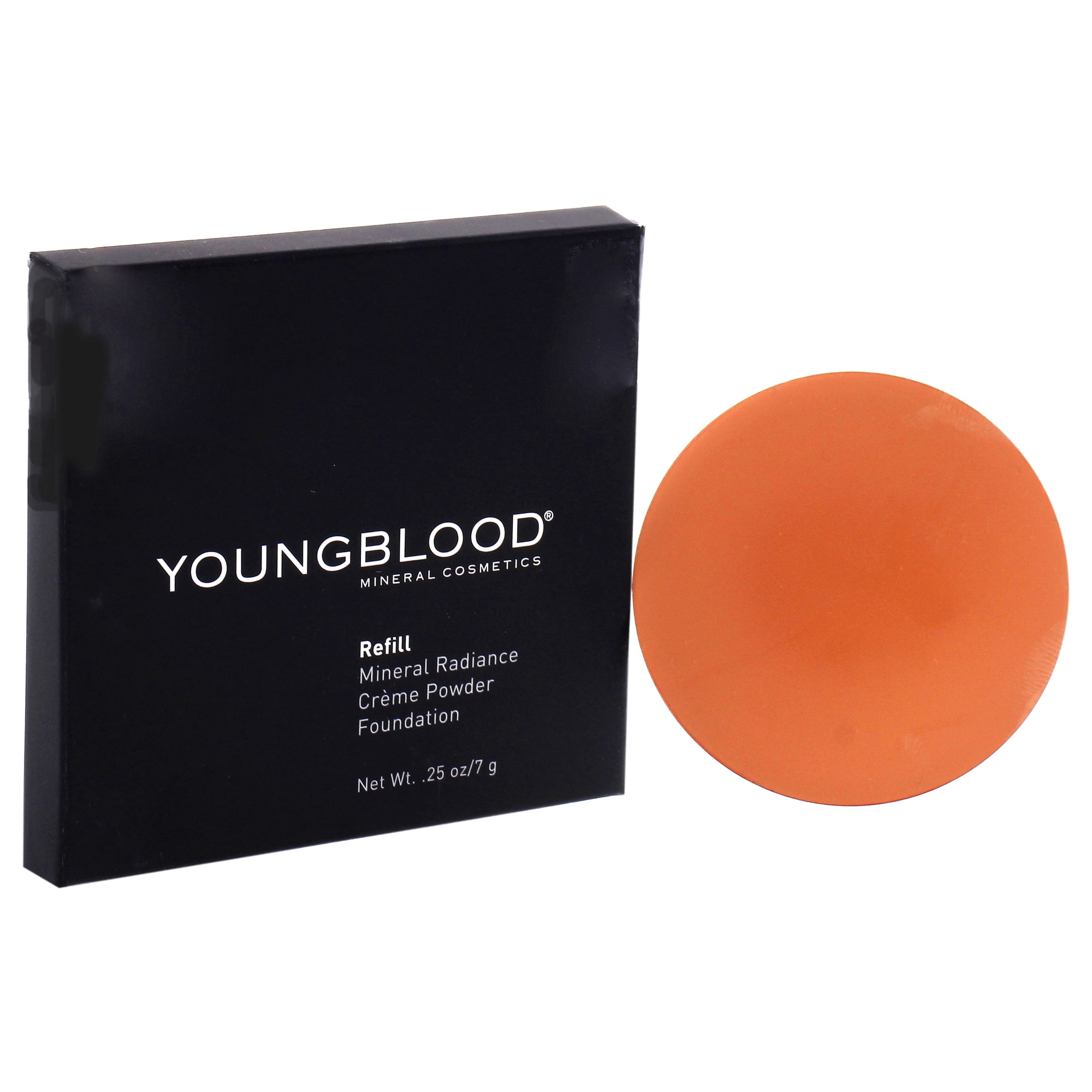 Mineral Radiance Creme Powder Foundation - Rose Beige by Youngblood for Women - 0.25 oz Foundation(Refill)