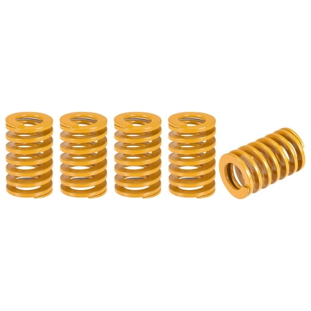 

Uxcell Die Spring 20mm OD 30mm Length 5 Pack Stamping Light Load Compression Yellow