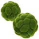 thumbnail image 4 of 2 piezas de plantas artificiales con forma de bola de musgo simulada, adorno topiario con forma de bola de musgo., 4 of 8