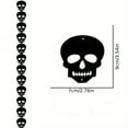 thumbnail image 3 of Set, Halloween Non-woven Decorative Pendant Bar Home Atmosphere Props Skull Bat Ghost Hanging Ornament Halloween Party Supplies, Scene Decor, Home Decor, Room Decor, 3 of 4