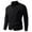 #Black, variant on DPTALR George Men Casual Fashion，Stand-up Collar，Elastic Knit Zipper Cardigan Long Sleeve Sweater Coat,Red Big and Tall Men M