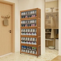 11-Tier 67" Tall Shoe Storage Cabinet Sneaker Organizer Rack for Home Entryway