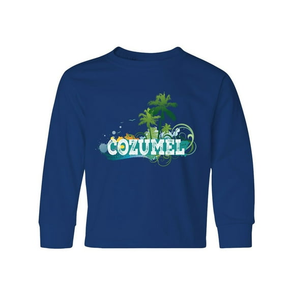 Inktastic Cozumel Mexico Vacation Cruise Long Sleeve Youth T-Shirt