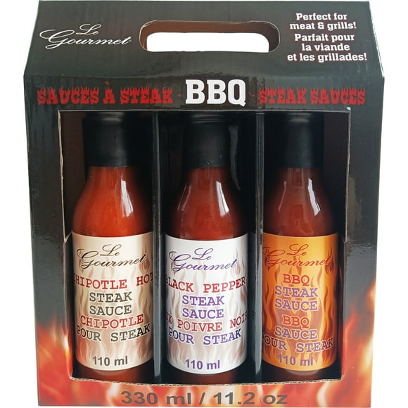 Le Gourmet Steak Sauces 3pk Box, Le Gourmet Steak Sauces 3pk Box