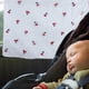 thumbnail image 5 of Cortina para ventanas de coche para niños y bebés | Parasol de tela ajustable con ventosas | Protección solar para ventanas traseras laterales de 50 x 70 cm, 5 of 7