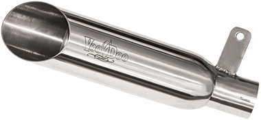 Voodoo Industries Shorty Stainless Slip-On Exhaust Mandrel Bent VEGSXR1K1P