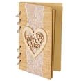 thumbnail image 1 of LAFGUR Valuable Wedding Message Book, Wooden Guest Book, For Anniversaries For Wedding, 1 of 8