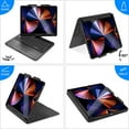 thumbnail image 2 of Kvago Multi-Touch Trackpad Keyboard for iPad Pro 12.9 inch Generation 5th 4th 3rd Gen 2022 Backlight Keyboard 360 Rotatable Case, Black, 2 of 5