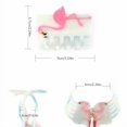thumbnail image 2 of Pink and Purple Iridescent Flamingo Hair Claw Clip Personalized Acetate Novelty Hair Claw for Women Gift 1 Piece, 2 of 8