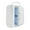 White, variant on Miiottaa Lightweight Personal Fridge for Dorms and Small Spaces Bedroom or Office Storage