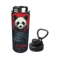 thumbnail image 2 of Fotbe Red Black Eastern Panda Warrior Pattern 18 Oz Sports Insulated Kettle Vacuum Cup Stainless Steel Travel Mug Cup Thermal Flask,Insulated Kettle for Cycling Gym Basketball Outdoor, 2 of 7