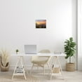 thumbnail image 3 of Sunrise Through Mountain Forest Skyline White Framed Giclee Art, 14 x 11, 3 of 7