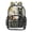 Black Cat and Glass Vase, variant on PVC Transparent Backpacks Clear Backpack for Travel and Outings Black Cat and Glass Vase