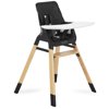 Dream on Me Nibble Wooden Highchair | Compact High Chair | Light Weight | Portable |Removable Seat Cover I Adjustable Tray I Baby and Toddler