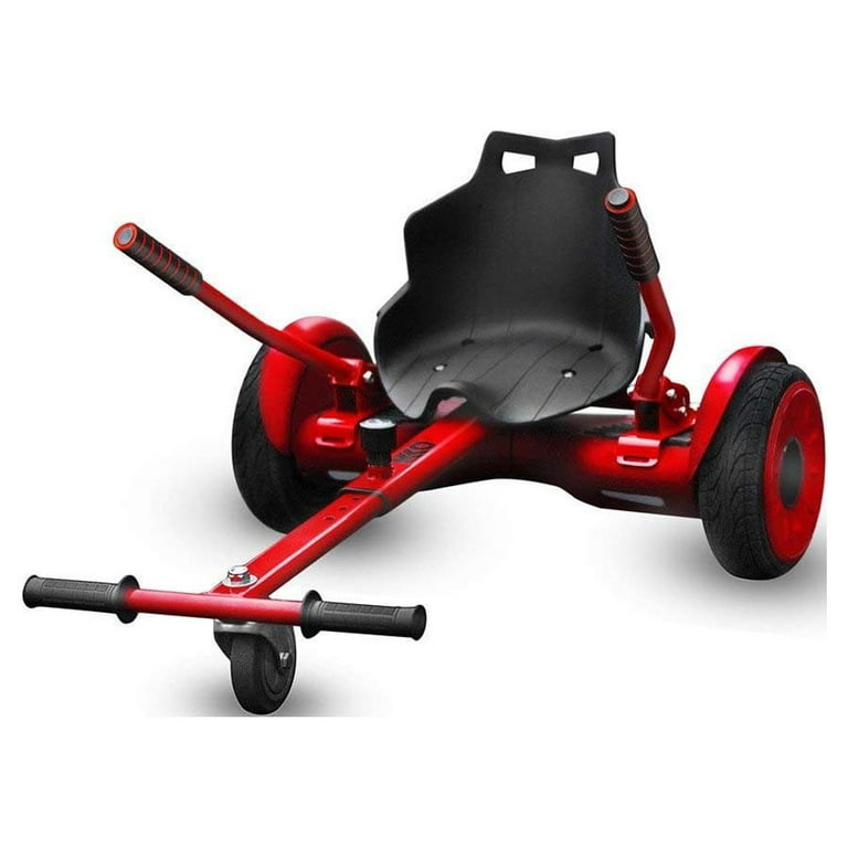 HoverTech 1 All In One Hover Cart Attachment For Hoverboard Transform your Hoverboard into a Go Kart with Hovercart Red Walmart