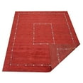 thumbnail image 5 of Rugsotic Carpets Handmade Rugs Hand Knotted Loom Rectangle 6'7''x9'10'' Red Wool for Indoor Use, 5 of 5
