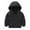 Black, variant on Bainana Jacket For Toddler Boys Girls Solid Color Long Sleeve Hooded Sweatshirt Classic Warm Winter Kids Coat Coffee Size 3-4 Years