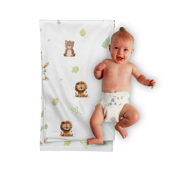 Manta Para Bebé Juana Gallo Diseño de Animales Ultra Suave y ligera