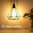 thumbnail image 5 of 4Pack Dimmable E26 LED Bulbs 8W Equal 80 Watt Light Bulbs Warm White 2700K Edison Bulb AC120V Tubular T10 LED Bulb for Rustic Pendant, Chandeliers, Wall sconces, 5 of 7